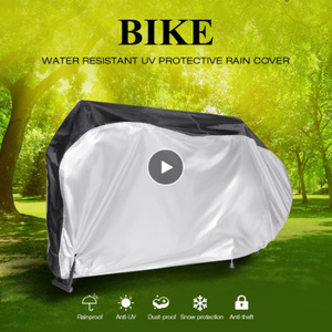 即決!新品$3 サイズ m/L/XL 自転車カバー雨バイクカバー　雪ダストサンシャイン保護オートバイ　防水 UV 保護カバー　