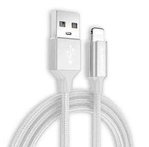 Phone ライトニングケーブル 2.5m急速充電 データ転送 耐久性 ホワイト