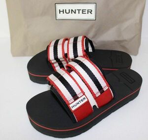  regular price 10000 new goods genuine article HUNTER lady's original beach Flat foam slider UK4 US6 EU37 JP23 WFD4026WEB Hunter 6031