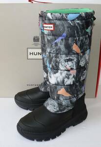  обычная цена 23100 новый товар подлинный товар HUNTER WFT2042WWU WOMENS ORIGINAL INSULATED SNOW TALL BOOTS ботинки Hunter JP22 US5 UK3 EU36 6004