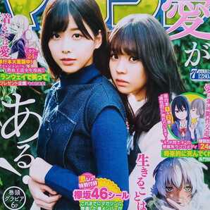 少年マガジン 2018年1月29日号 通巻3551 欅坂46シール 未使用