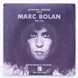 稀少タイトル PromoOnly　INTERVIEW SESSION WITH　MARC BOLAN　'73 Odeon BRP-4001マーク・ボラン 非売品 NotForSale 7inch T-RX