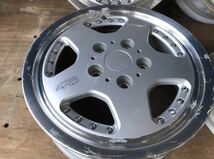 【F137】ホイール4本セット　CV298 15インチ5.5J オフセット+42 ハブ73mm ボルト穴13mm_画像3