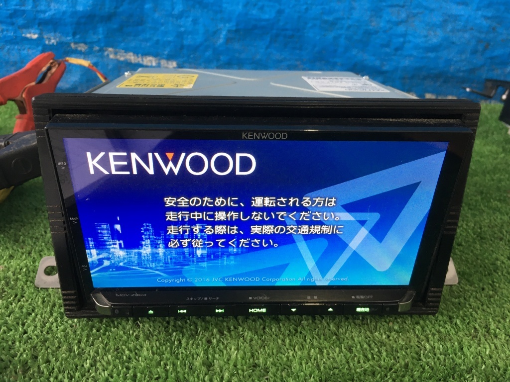 KENWOOD 上級ナビ MDV-535DT フルセグTV 新品バックカメラ付き