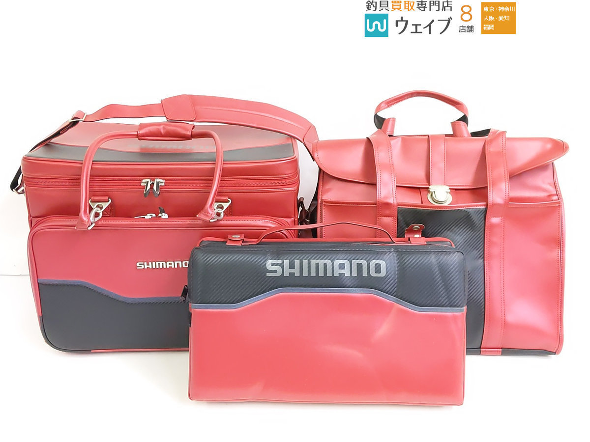 年末のプロモーション Nonnon storeシマノ SHIMANO 釣りバッグ へらバッグ へらキャリーバッグXT BA-011S メタルレッド 