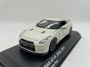 京商 1/43 日産 NISSAN GT-R R35 2014 ホワイト J05-02-800