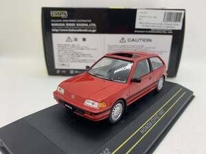 FIRST:43 1/43 ホンダ シビック HONDA CIVIC 1987 Red J05-03-303-2