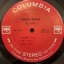 ■即決 Miles Davis / Esp 32275 米盤白矢2eye STEREO 1C1D マイルス・ デイビス ウェイン・ショーター、ハービー・ハンコック_画像2