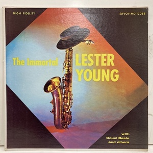 ■即決 Lester Young / Immortal j32391 米盤マルーンMono Rvg手書き レスター・ヤング Count Basie 