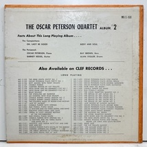 ■即決 Oscar Peterson / Quartet vol1/2セット mgc116/mgc168 32473 10インチ 米盤艶Tp/Jatp Inc Dg Mono Flat オスカー・ピーターソン_画像6