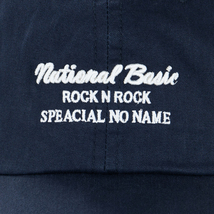 ユニセックス コットンキャップ カーブキャップ ボールキャップ ゴルフ キャンプ アウトドア カジュアル シンプル National Basic NAVY_画像5