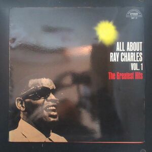 SOUL LP/見開きジャケット/歌詞カード付き/レイ・チャールズ/ヒットソング集 第1集/ALL ABOUT RAY CHARLES VOL.1/THE GREATEST HITS/Z-7034