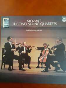 【LP盤】MOZART/THE TWO STRING QUARTETS/SMETANA QUARTET @1002