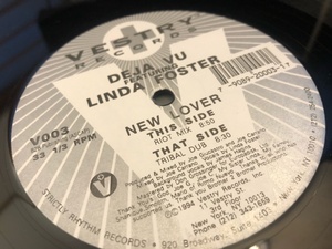 12”★Deja Vu feat. Linda Foster / New Lover / トライバル・ハウス！