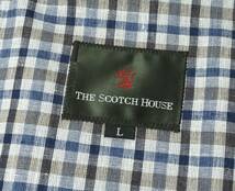 新品5.8万 THE SCOTCH HOUSE スコッチハウス 春夏 リネン ドライビングジャケット L ブルゾン_画像8