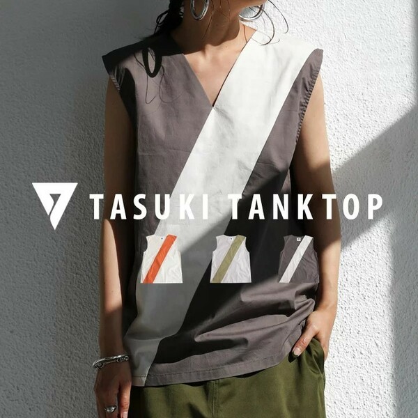 「SEAVEN」TASUKI TANK TOP タスキタンクトップ