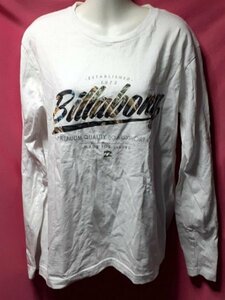 ＵＳＥＤ BILLA BONG Ｔシャツ サイズＭ 白系