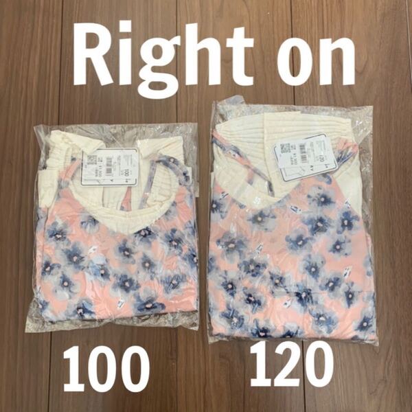 新品 ライトオン 花柄キャミ Tシャツ 2セット 花柄