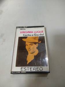 T0111 カセットテープ　VIRGINIA LUQUE CANTA A GARDEL ESTEREO