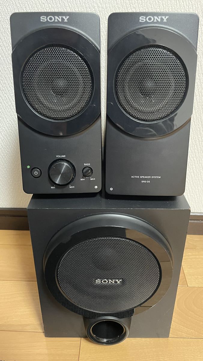 処分価格 サブウーファー SRS-D5 動作確認済 SONY