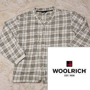 ウールリッチ カーディガン チェック 美品 価格交渉OK