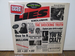 sealed unopened US-original Geffen Records Guns N' Roses (Analog) G N' R Lies gun z* and * low zez analogue record vinyl