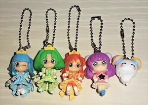 プリキュア スイング フィギュアキーホルダー 5個セット スマイルプリキュア スター☆トゥインクルプリキュア ★