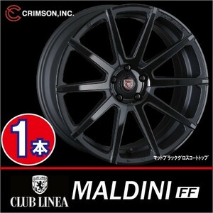 激安特価！ 1本価格 クリムソン クラブリネア マルディーニFF MBK/G 18inch 5H100 8J+48 CLUB LINEA MALDINI