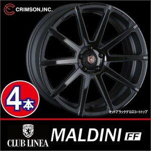 激安特価！ 4本価格 クリムソン クラブリネア マルディーニFF MBK/G 19inch 5H120 8J+36 CLUB LINEA MALDINI