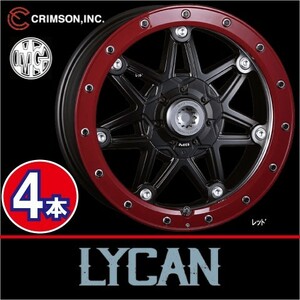 激安特価！ 4本価格 クリムソン MG ライカン RED 18inch 6H139.7 8J+20 LYCAN