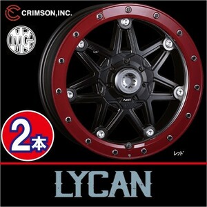 激安特価！ 2本価格 クリムソン MG ライカン RED 16inch 6H139.7 8J+0 LYCAN