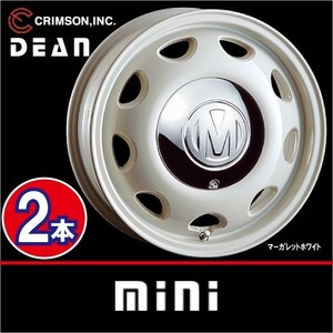 激安特価！ 2本価格 クリムソン ディーン ミニ WHT 14inch 4H98/100 5J+35 DEAN MINI