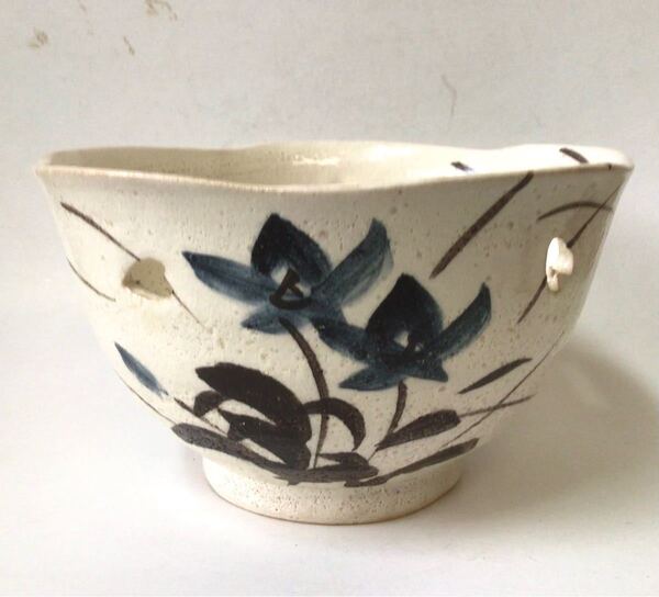 手描き菓子鉢 陶芸品 作家物 陶器
