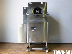 中古厨房 業務用 タニコー 食器洗浄機 食洗機 TDWD-6GL ドアタイプ ガスブースター内蔵 三相 200V 60Hz専用 都市ガス 取扱説明書付き