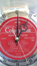 40228-7　「日本の流行歌」　レコード時計　カスタムクロック　創立70周年記念特別企画　日本コロムビア　アイセキ_画像3