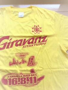 新品未使用★ギラヴァンツ北九州　Giravanz ギラヴァンツ 山小屋　Tシャツ　ユニフォーム　カットソー　Ｊリーグ　サッカー★