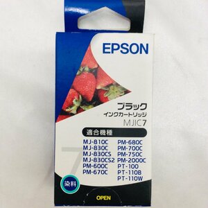 【未開封品/CH】インクカートリッジ　EPSON MJIC7 ブラック　ジャンク(推奨使用期限切れ) RS0318