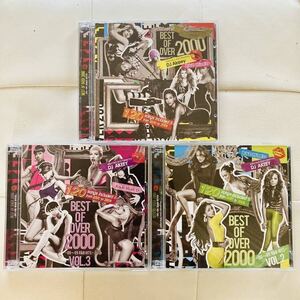 送料無料 / DJ AKEEY / BEST OF OVER 2000 R&B HITS 2枚組 / mixcd コンプリート3枚セット/ komori hiroki swing hasebe ddt dask