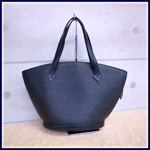 TA357 【本物保証】 LOUIS VUITTON ルイヴィトン エピ サンジャック M52272 ノワール ハンドバッグ 黒 ブラック