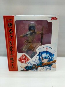 62-KT1381-80: コミックガムフィギュアコレクション 1/7 完成品 一騎当千 呂蒙子明 ナース(白) Ver. 応募者全員サービス第二弾 未開封品