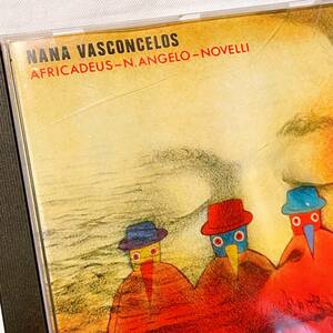 Nana Vasconcelos CD ナナヴァスコンセロス 中古 AFRICADEUS-N.ANGELO-NOVELLI アフロ ブラジリアン カリブ音楽 ジャズ US盤 アメリカ購入