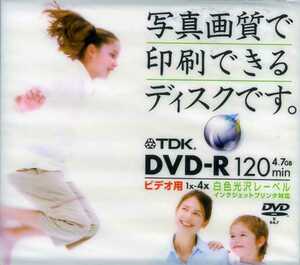 TDK DVD-R for VIDEO country of origin Japan video mode correspondence 1 times video recording for 10mm case 1 sheets pack unopened new goods FUJIFILM