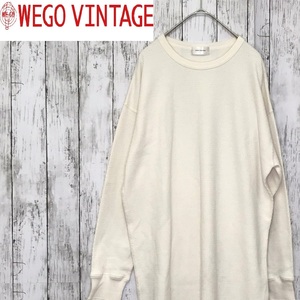 WEGO VINTAGE★ウィゴー ヴィンテージ★チュニック ワッフル カットソー ワンピース★サイズF　29-10