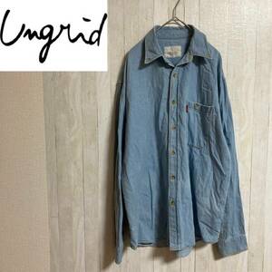Ungrid* Ungrid * Ungrid Roo z Denim рубашка * размер F 3-166
