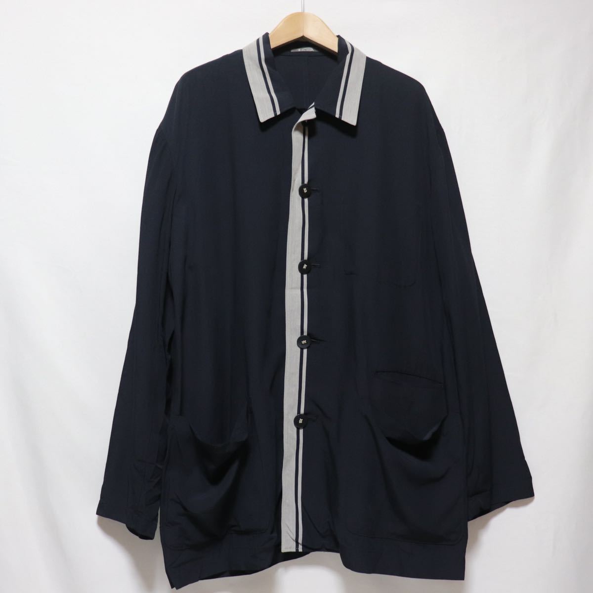 桜 印 希少 Yohji Yamamoto +NOIR 上質 ナイロン コート 2 | www