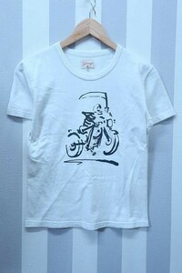 2-0952A/フラットヘッド GLORY UTILITY スカルライダー 半袖Tシャツ THE FLAT HEAD 送料200円