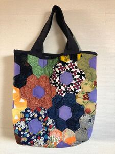 ☆とんこ作品5☆ ハンドメイド パッチワーク トートバック