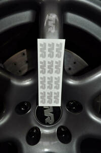 ★送料無料★TVR logo SILVER WHEEL DECALS sticker ホイル リム ステッカー デカール シルバー 28mm x 10mm