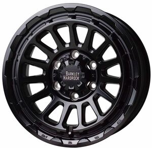 《バークレイハードロック リザード》200系ハイエース 17×6.5J+38 139.7/6H◆JWL-T セミグロスブラック