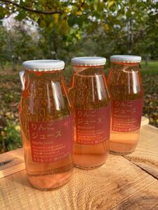 青森県産りんごジュース180ml×6本 紅の夢100%ストレート 希少